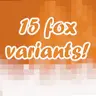 Top-quality foxes (16 variants)