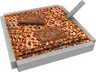 Minecraft totem buckwheat groats with cutlet