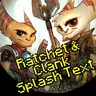 Ratchet & Clank Splash Text