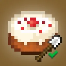 Placed Cake Shovel Pickup