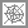 Gray Cobweb Outline
