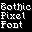 Gothic Pixel Font