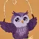 Owl on a jump rope totem