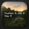 Bedrock Style Coordinates & Day Counter