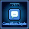 Avi's Clean Blue Widgets