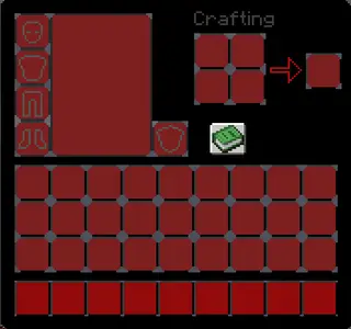 The Advance Red Inventory & Hotbar