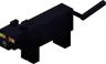Cat totem Black