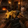 Metal Wolf Solid: Wolf Armor & Stand
