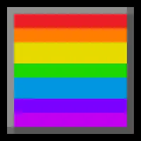 Rainbow Background Buttons