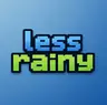 less rainy