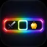 Cyber Neon Rainbow Hotbar