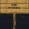 sign presets