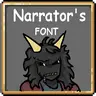 Narrator's Tech Font