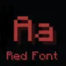 Red Font-Colored Fonts Series