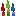 Colored Candle Flames