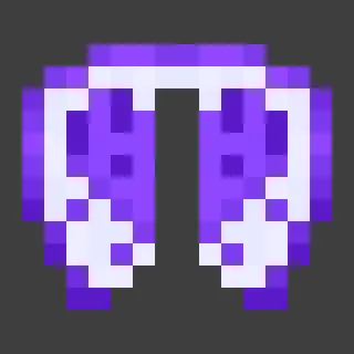 Purple Heart Cape Elytra Item