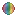 Pride Pearls: 6 color rainbow (Left, inverted)