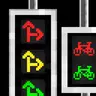 Black Background for Traffic Lights