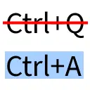 Universal Shortcuts (Ctrl A fix)