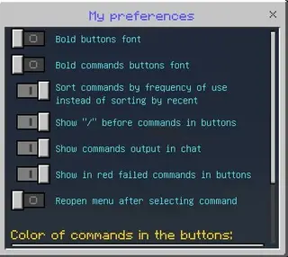 Convenient Commands 26+
