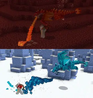 Fire and Ice Dragons