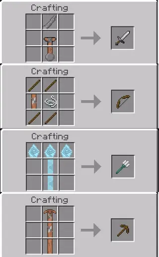New Crafting Recipes 1.20+