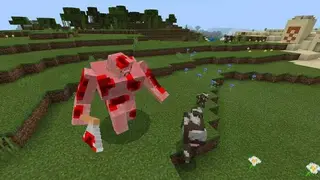 Summoning a Pig in Minecraft PE