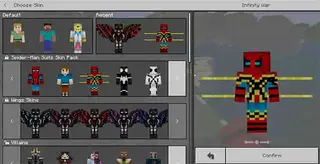 Spider-Man 3D Skins for Minecraft 1.6