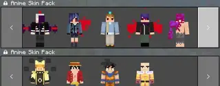 3D Skins for Minecraft 1.6 Anime