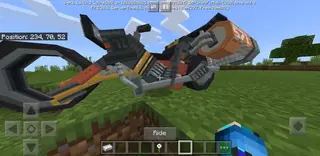 Motorcycle in Minecraft 1.14