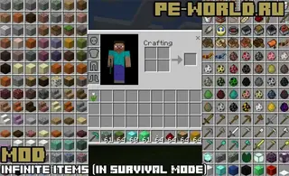 Infinite Items (in Survival Mode)
