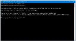 Mincraft Pocket Edition World Exporter