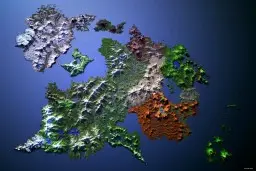 Le Monde - A 16k blocks wide, gigantic survival world map - Modified 1.14 version available