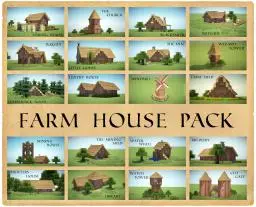Farm House Pack - 23 Different houses! (With Download!)