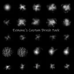Evman's Free Brush Pack - 44 High Quality Custom Brushes [World Painter]