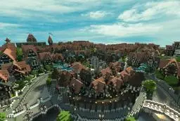 Ferrodwynn Towncenter (Huge medieval city) Download + Video