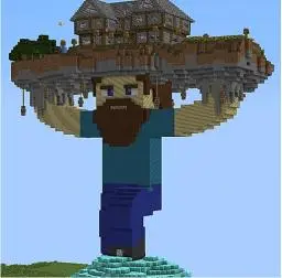 Steve Holding A House