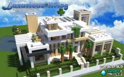 [Modern] Luxurious living mansion (at 'WOK' and  'Minecraft Monday youtube vid')