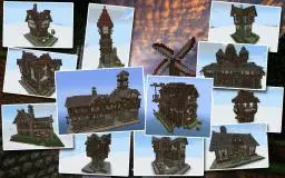 Medieval Houses Bundle - with schematics