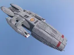 Battlestar Galactica - Life-sized! - 5 million blocks!