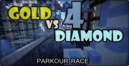 [1.8+] Gold vs Diamond 4! | Super Parkour Race 1vs1 | by LarryGoesMining