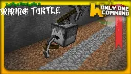 Computercraft's turtle in vanilla minecraft with ONLY ONE COMMAND BLOCK | Item sorting feature