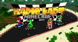 MARIO KART Minecraft - NO MODS - playable - Item Boxes & Power Ups - with TP