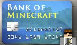 Minecraft Bank with working PIN CARD 1.5