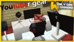 Youtuber Gear with only one command block