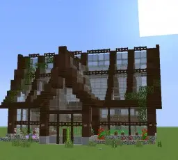 simple beautiful Green house