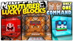 YouTubers Lucky Blocks Only One Command [1.9][15W47C] ~ thvardhan