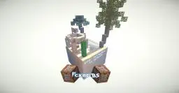 (っ◕‿◕)っ Minecraft SkyBlock in Desert Survival or Hardcore or Ultra Hardcore