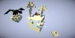 (っ◕‿◕)っ minecraft skyblock the end portal ʕ•ᴥ•ʔ