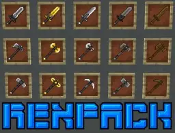 REX' PACK | 32x | Futuristic armor, tools and weapons